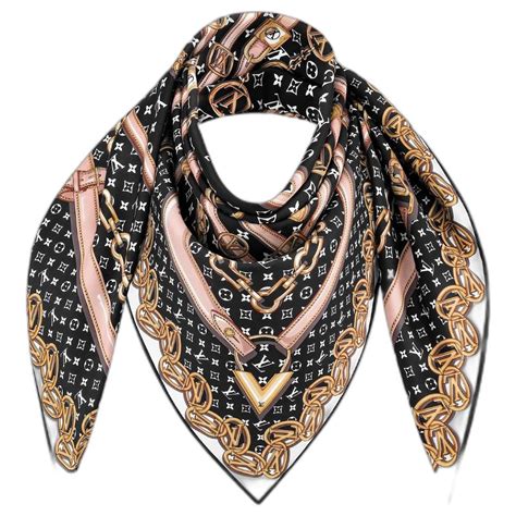 Foulard Louis vuitton in Cachemire Nero 